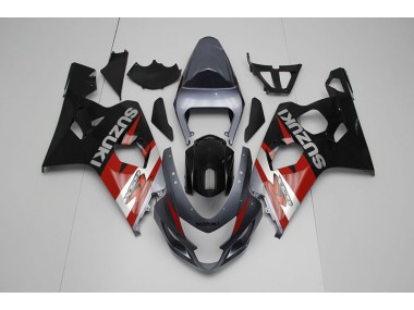 Carenado Moto GSXR 750 K4 04-05 - Negro Rojo