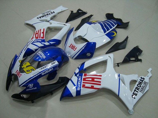 Carenado Moto GSXR 750 K6 06-07 - Azul Blanco Fiat 46