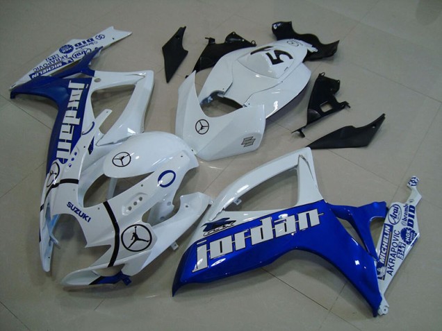 Carenado Moto GSXR 750 K6 06-07 - Azul Blanco Jordan