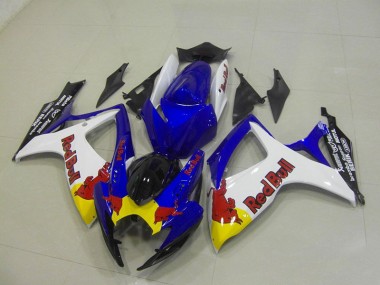 Carenado Moto GSXR 750 K6 06-07 - Azul Blanco Red Bull