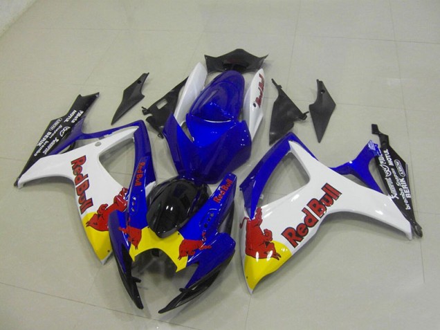 Carenado Moto GSXR 750 K6 06-07 - Azul Blanco Red Bull