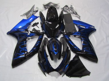 Carenado Moto GSXR 750 K6 06-07 - Llama azul negra