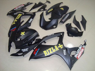 Carenado Moto GSXR 750 K6 06-07 - Negro Amarillo Rizla