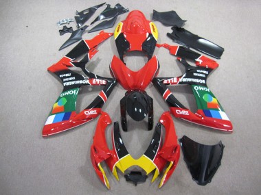 Carenado Moto GSXR 750 K6 06-07 - Rojo Negro Verde