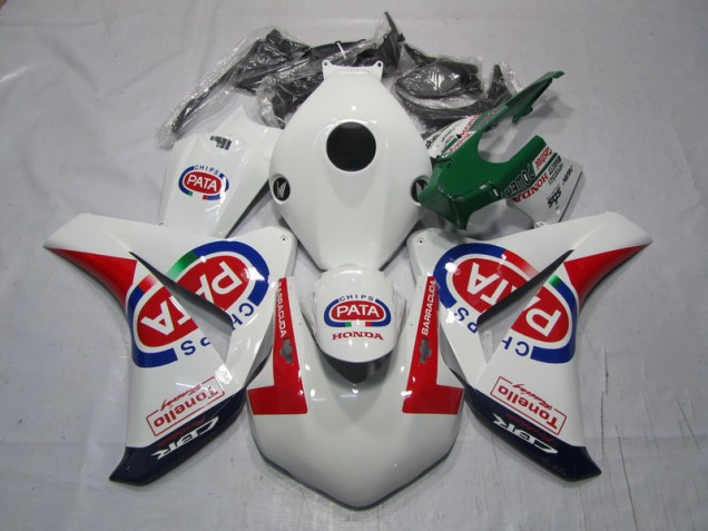 Carenado Moto & Plástico CBR 1000 RR 08-11 - Blanco Rojo PATA Carenado Moto & Plástico CBR 1000 RR 08-11 - Blanco Rojo PATA