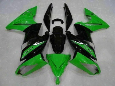 Carenado Moto & Plástico EX650 06-08 - Verde Negro