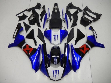 Carenado Moto & Plástico R1 15-19 - Azul Negro