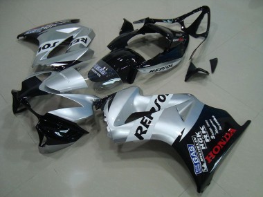 Carenado Moto & Plástico VFR 800 02-13 - Plata Repsol