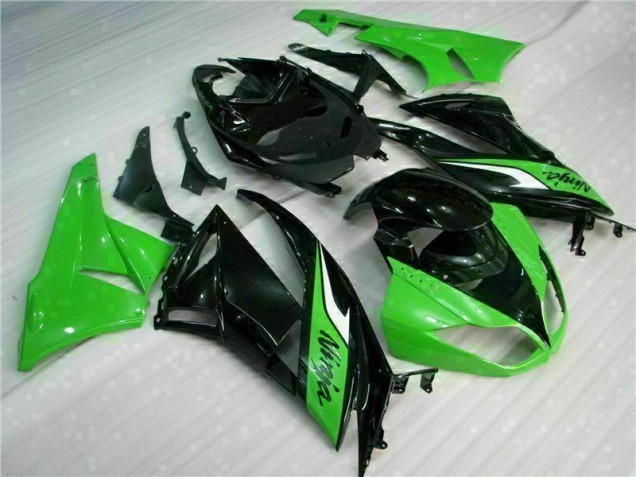 Carenado Moto & Plástico ZX6R 09-12 - Negro Verde Carenado Moto & Plástico ZX6R 09-12 - Negro Verde