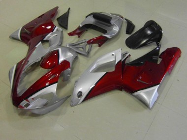 Carenado Moto R1 00-01 - Rojo & Plata