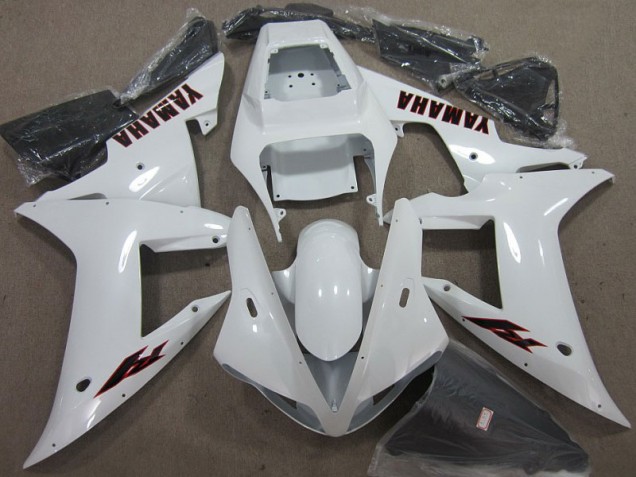 Carenado Moto R1 02-03 - Blanco Negro Carenado Moto R1 02-03 - Blanco Negro