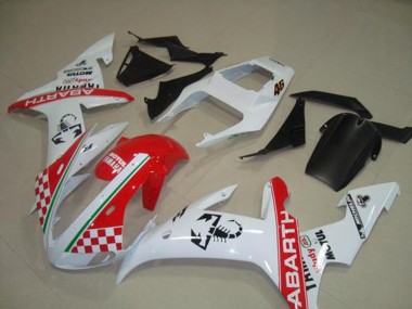 Carenado Moto R1 02-03 - Rojo Blanco Bandera
