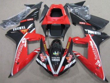 Carenado Moto R1 02-03 - Rojo Negro Santander
