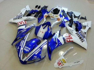 Carenado Moto R1 04-06 - Azul Blanco Rojo