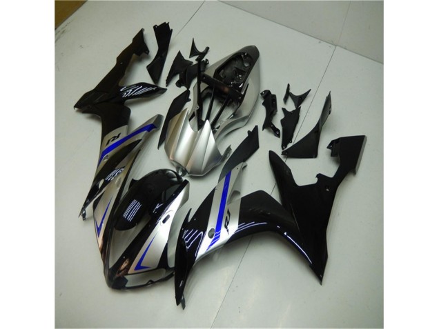 Carenado Moto R1 04-06 - Azul Negro Plata
