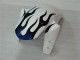 Carenado Moto R1 04-06 - Blanco Azul Llama