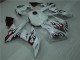 Carenado Moto R1 04-06 - Blanco Rojo Llama