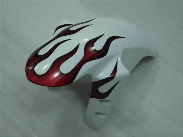 Carenado Moto R1 04-06 - Blanco Rojo Llama