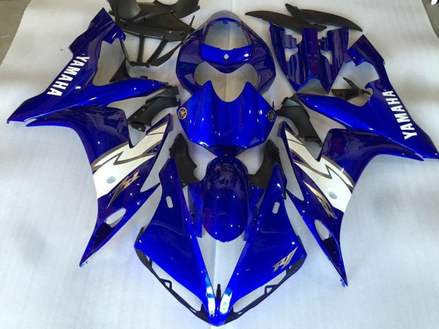 Carenado Moto R1 04-06 - Brillante Azul Blanco