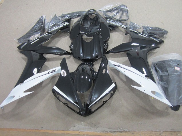 Carenado Moto R1 04-06 - Negro Blanco
