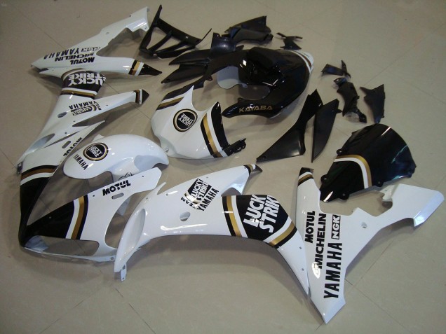 Carenado Moto R1 04-06 - Negro Oro Blanco Carenado Moto R1 04-06 - Negro Oro Blanco