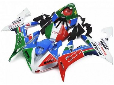 Carenado Moto R1 04-06 - Verde Rojo Azul Blanco