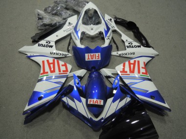 Carenado Moto R1 07-08 - Azul Blanco Rojo Fiat