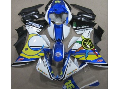 Carenado Moto R1 09-11 - Azul Blanco Amarillo 46