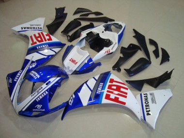 Carenado Moto R1 09-11 - Azul Blanco Fiat