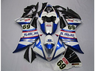 Carenado Moto R1 09-11 - Blanco Azul Sterilgarda SCALZ 69