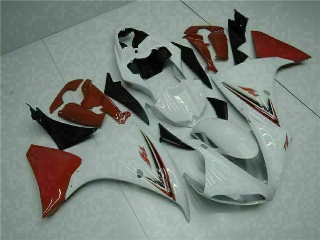Carenado Moto R1 09-11 - Blanco Rojo