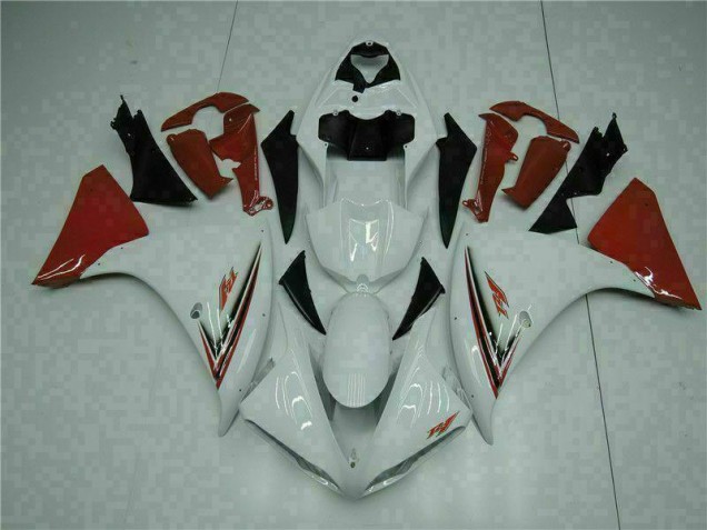 Carenado Moto R1 09-11 - Blanco Rojo
