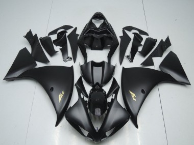 Carenado Moto R1 12-14 - Negro Mate Pegatinas