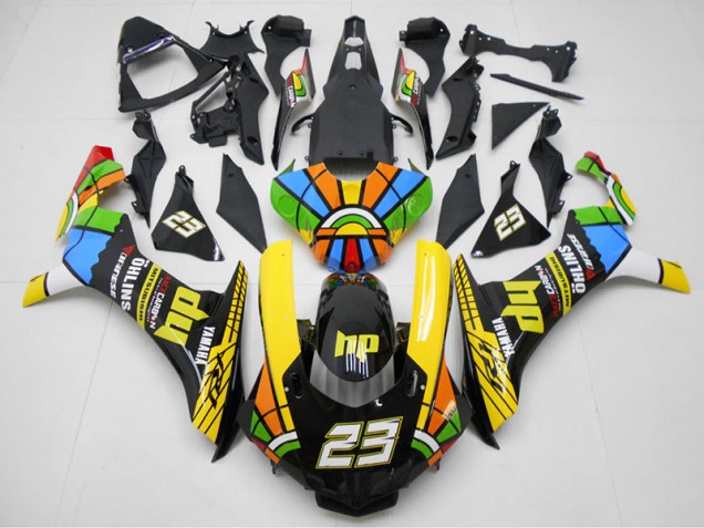 Carenado Moto R1 15-19 - Amarillo Negro 23 Carenado Moto R1 15-19 - Amarillo Negro 23
