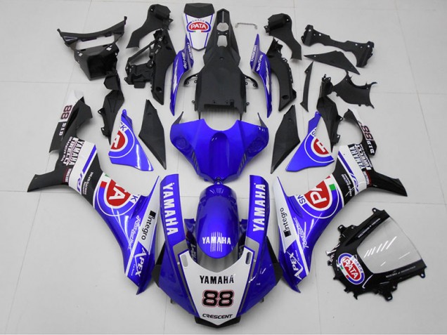 Carenado Moto R1 15-19 - Azul PATA 88 Carenado Moto R1 15-19 - Azul PATA 88