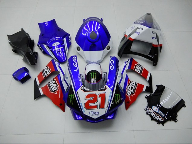 Carenado Moto R1 15-19 - Azul Rojo KGN 21 Carenado Moto R1 15-19 - Azul Rojo KGN 21