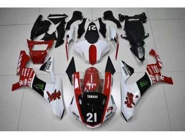 Carenado Moto R1 15-19 - Rojo Negro 21