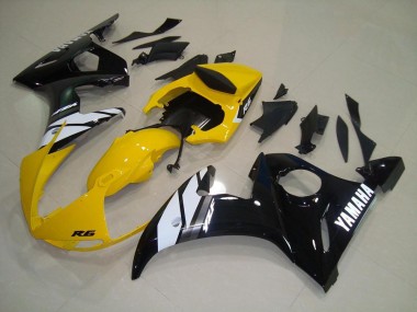 Carenado Moto R6 03-05 - Amarillo Negro