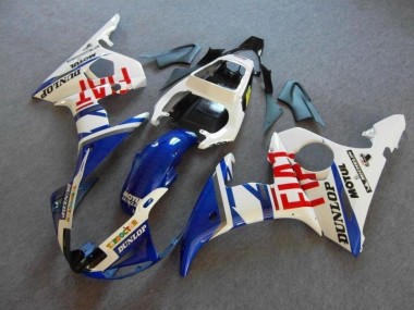 Carenado Moto R6 03-05 - Azul Blanco Fiat