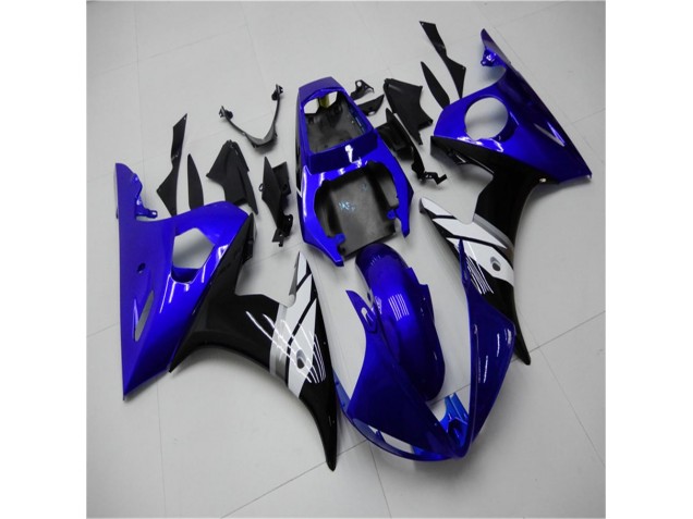 Carenado Moto R6 03-05 - Azul Blanco Negro