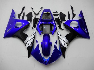 Carenado Moto R6 03-05 - Azul Blanco Negro