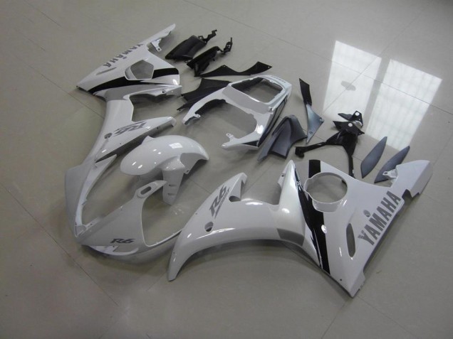 Carenado Moto R6 03-05 - Blanco & Gris Calcomanías