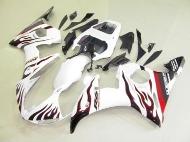 Carenado Moto R6 03-05 - Blanco & Llama