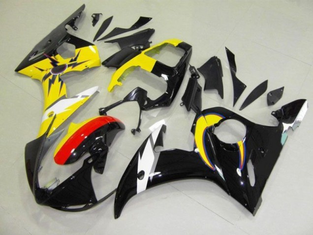 Carenado Moto R6 03-05 - Moon Negro Amarillo