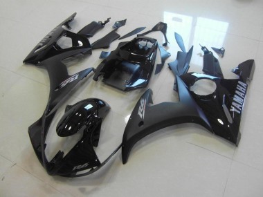 Carenado Moto R6 03-05 - Negro Mate Brillante Negro