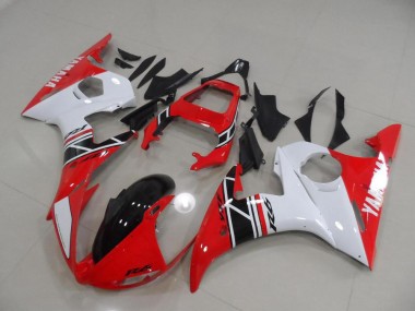 Carenado Moto R6 03-05 - Rojo & Blanco & Negro
