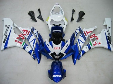 Carenado Moto R6 06-07 - Azul Blanco Motul Rojo Fiat