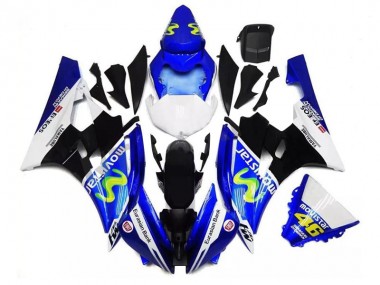 Carenado Moto R6 06-07 - Azul Negro Blanco