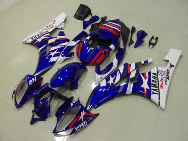 Carenado Moto R6 06-07 - Rojo Azul Star Carenado Moto R6 06-07 - Rojo Azul Star