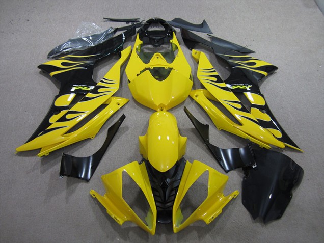 Carenado Moto R6 08-16 - Amarillo Negro Llama Carenado Moto R6 08-16 - Amarillo Negro Llama